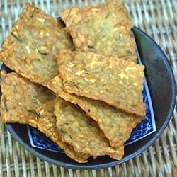 Tempeh Kripik min 17 alimentos probióticos saudáveis ao intestino