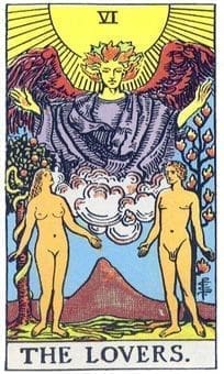 Amantes tarot cartas adivinhação futuro sorte conselho magia