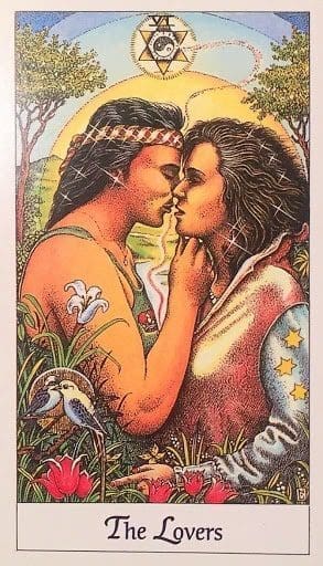 Amantes tarot cartas adivinhação futuro sorte conselho magia