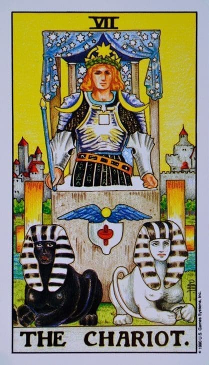 Carruagem tarot cartas adivinhação futuro sorte conselho magia