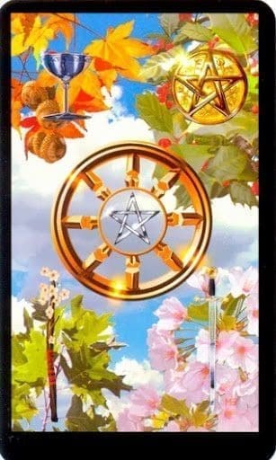 Roda da Fortuna tarot cartas adivinhação futuro sorte conselho magia Tarô