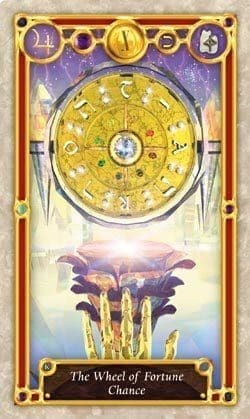 Roda da Fortuna tarot cartas adivinhação futuro sorte conselho magia Tarô