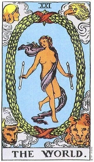 Mundo tarot cartas adivinhação futuro sorte conselho magia Tarô