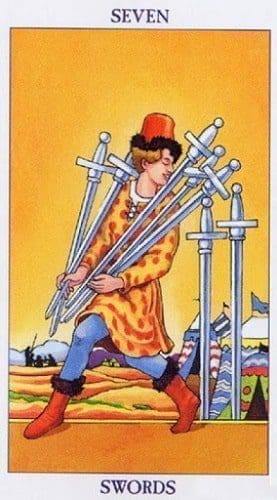 7 de Espadas magia esoterismo significado simbolismo tarot