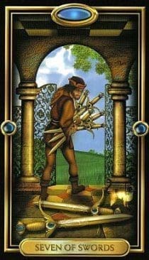 7 de Espadas magia esoterismo significado simbolismo tarot